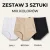 Majtki Modelujące Wysoka Talia Slim Brzuch Zestaw 3 szt